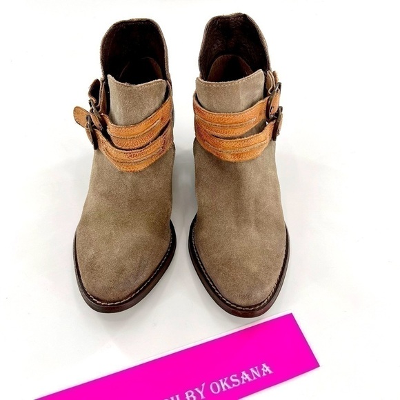Rebels Sz 6 Boho Double Strap Ankle Booties Anthropologie - Picture 11 of 13
